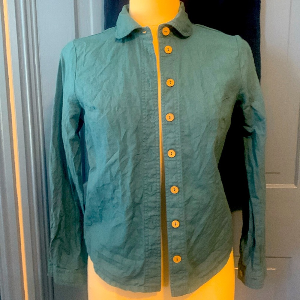 Not Perfect Linen Marle Classic Linen Shirt Small